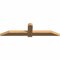Ekena Millwork Eugene Smooth Timber Gable Bracket, Western Red Cedar, 72"W x 18"H x 3 1/2"D x 5 1/2"F, 6/12 Pitch GBW072X18X0406EUG00SWR - alternate 4